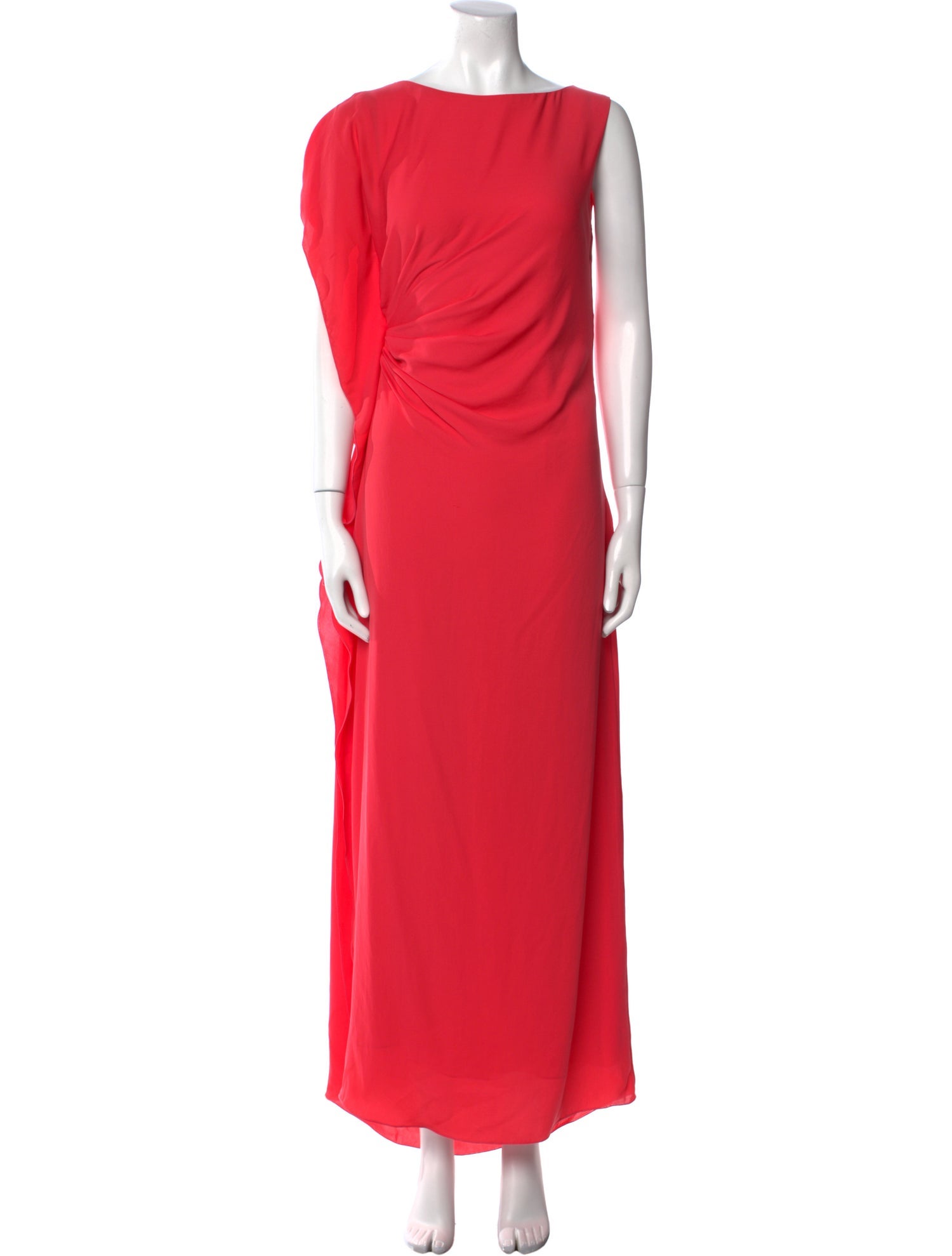 Halston Heritage Scoop Neck Long Dress