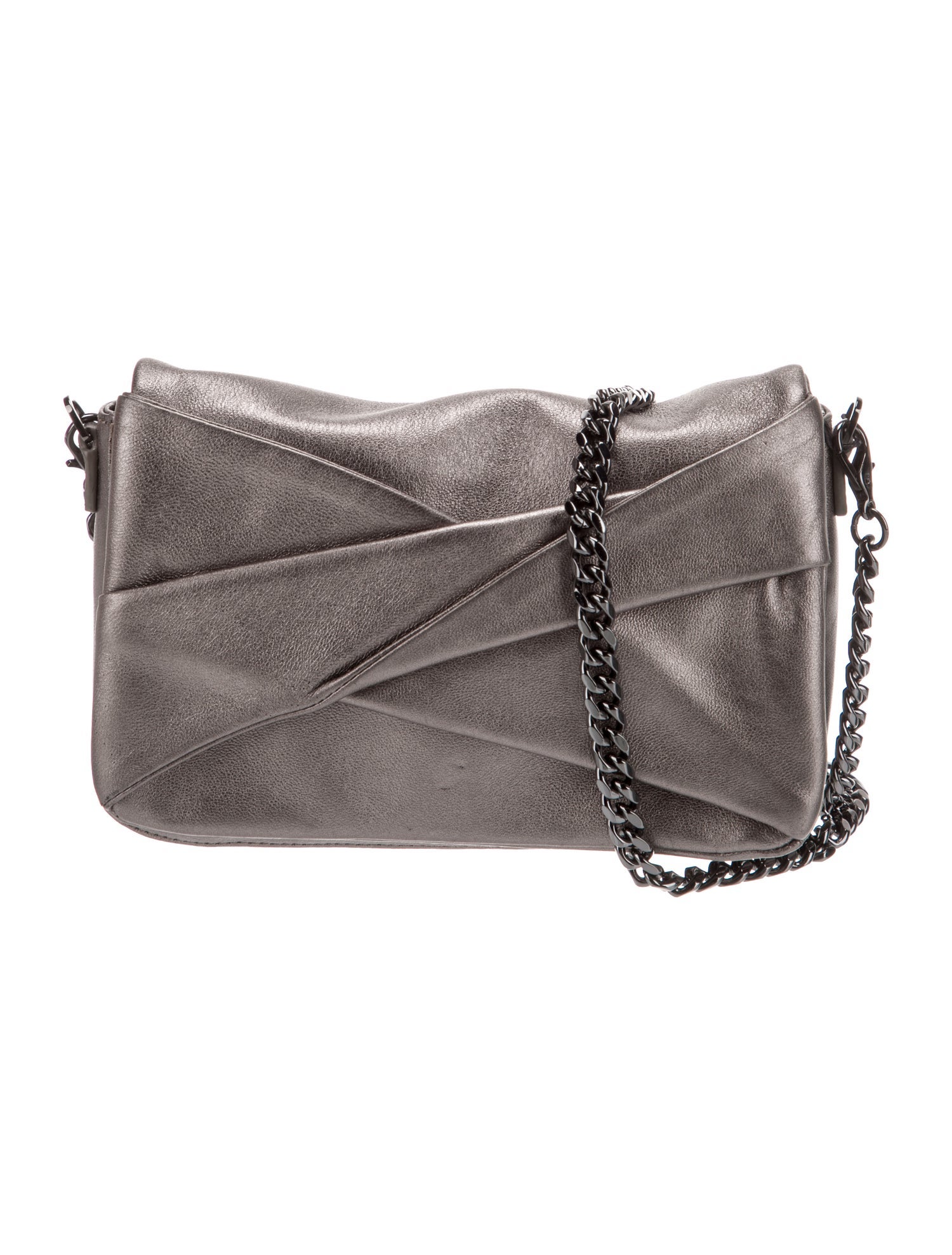 Halston Heritage Leather Messenger Bag
