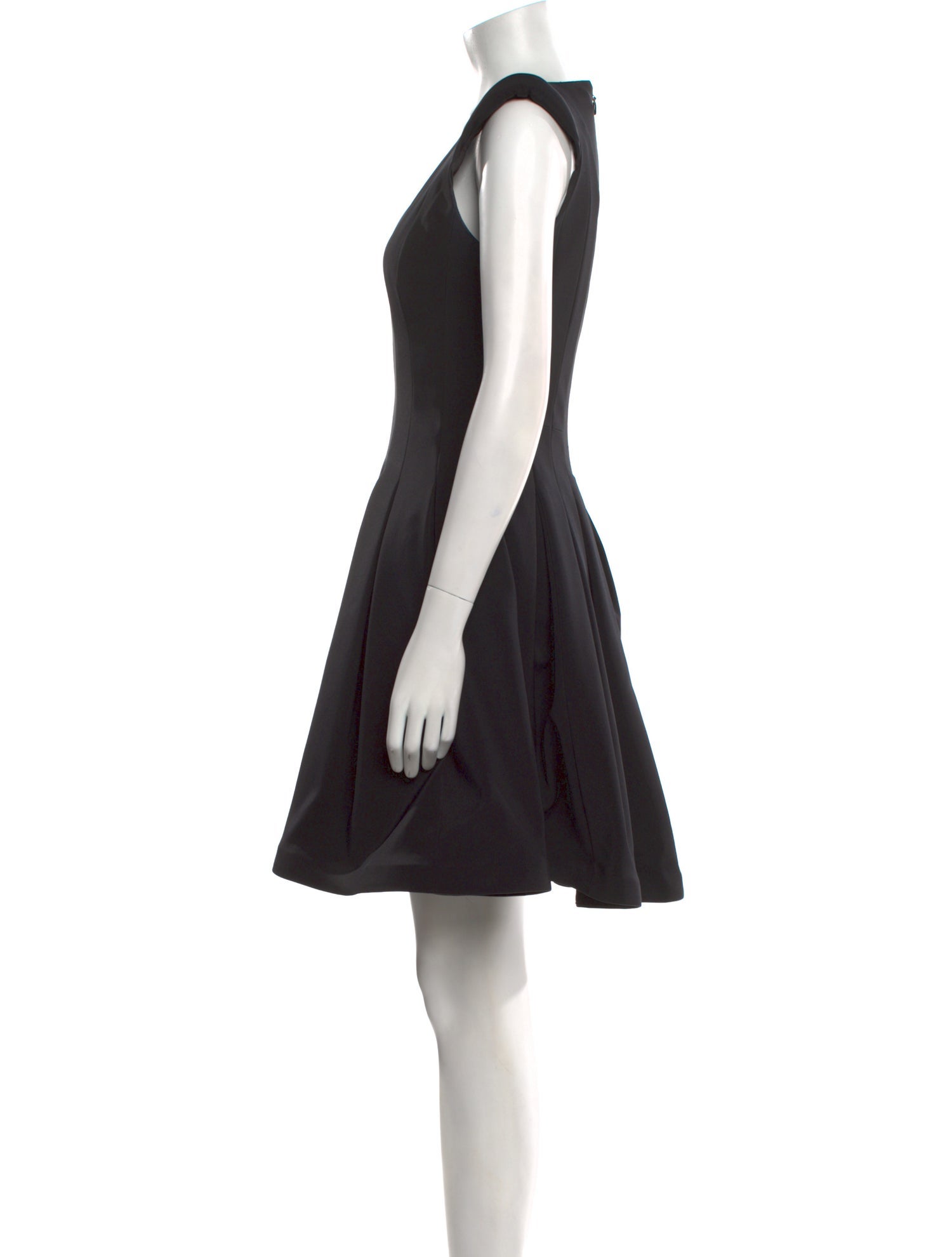 Halston Heritage V-Neck Mini Dress