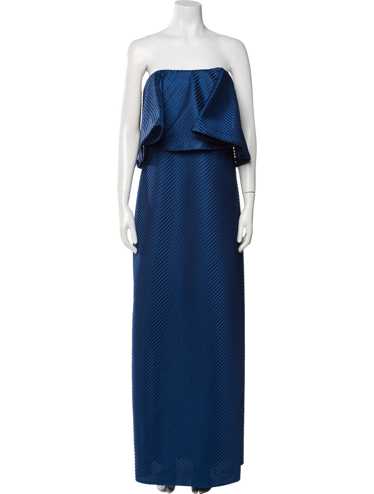 Halston Heritage Strapless Long Dress
