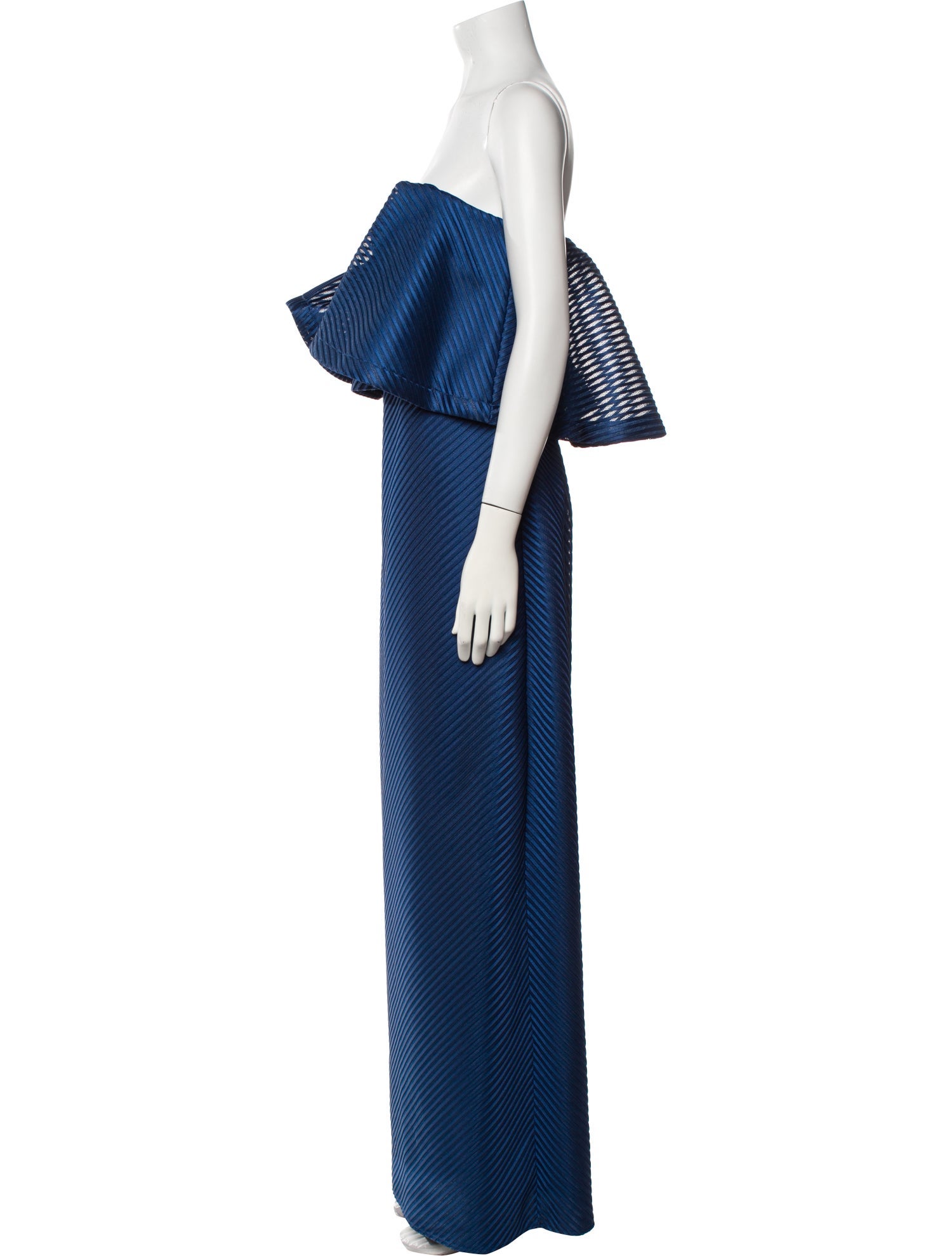 Halston Heritage Strapless Long Dress