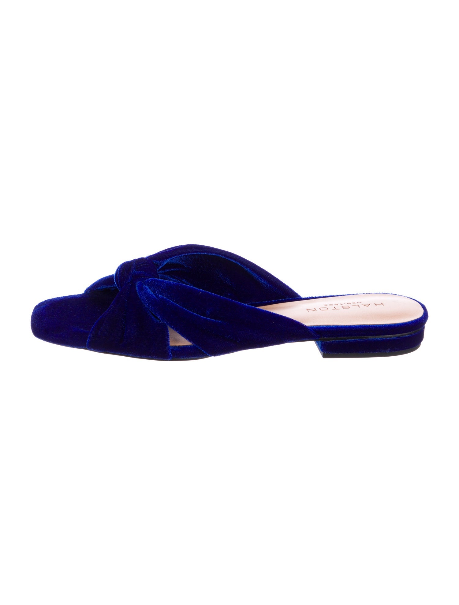 Halston Heritage Velvet Mules w/ Tags