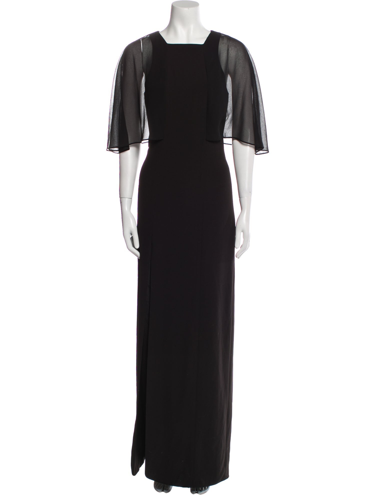 Halston Heritage Square Neckline Long Dress w/ Tags