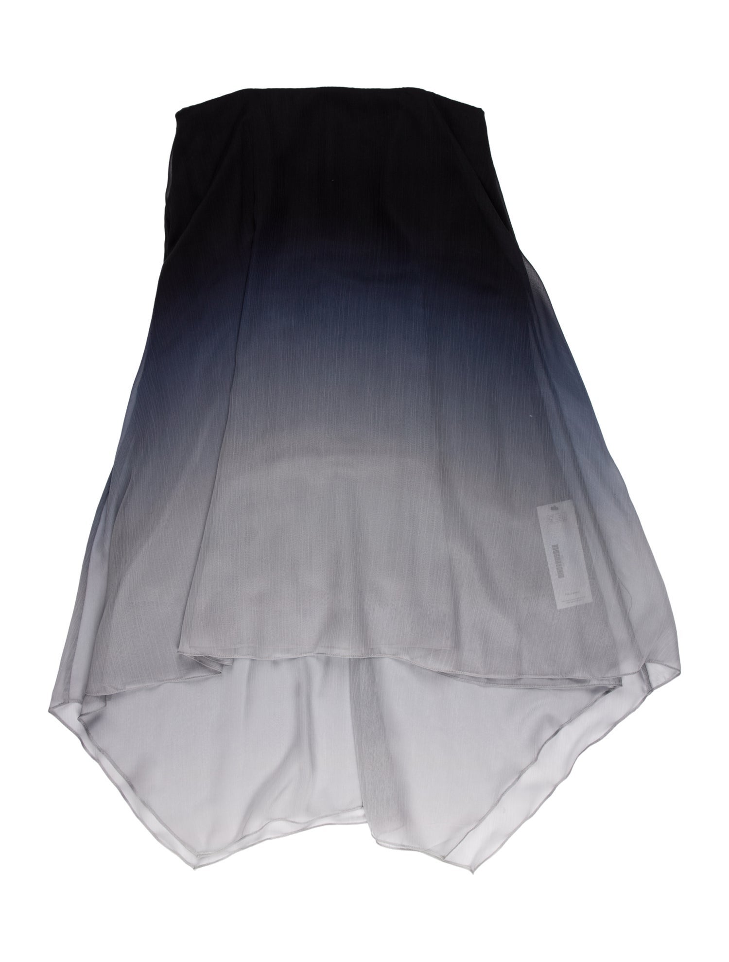 Halston Heritage Strapless Midi Length Dress