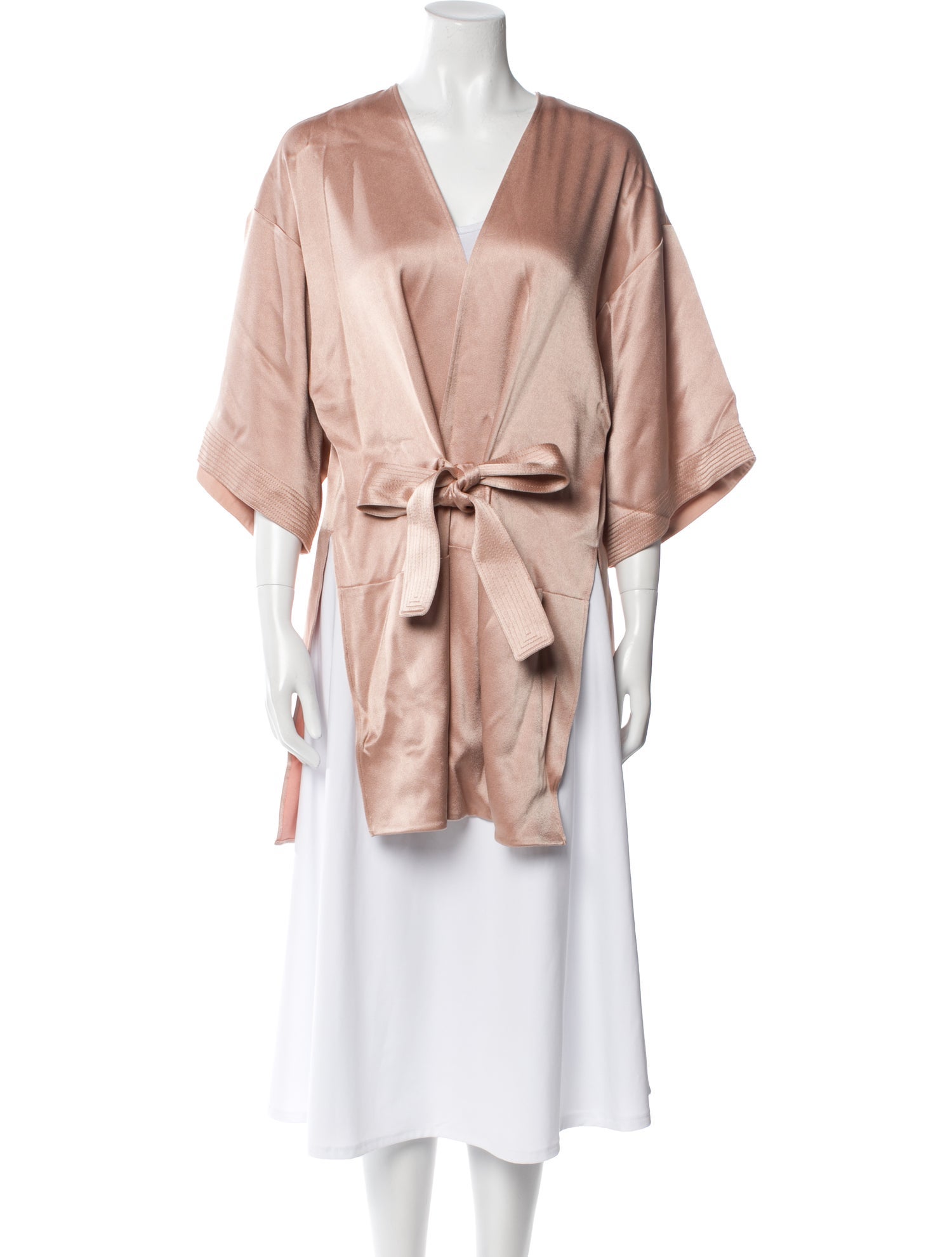 Halston Heritage Satin Robe w/ Tags