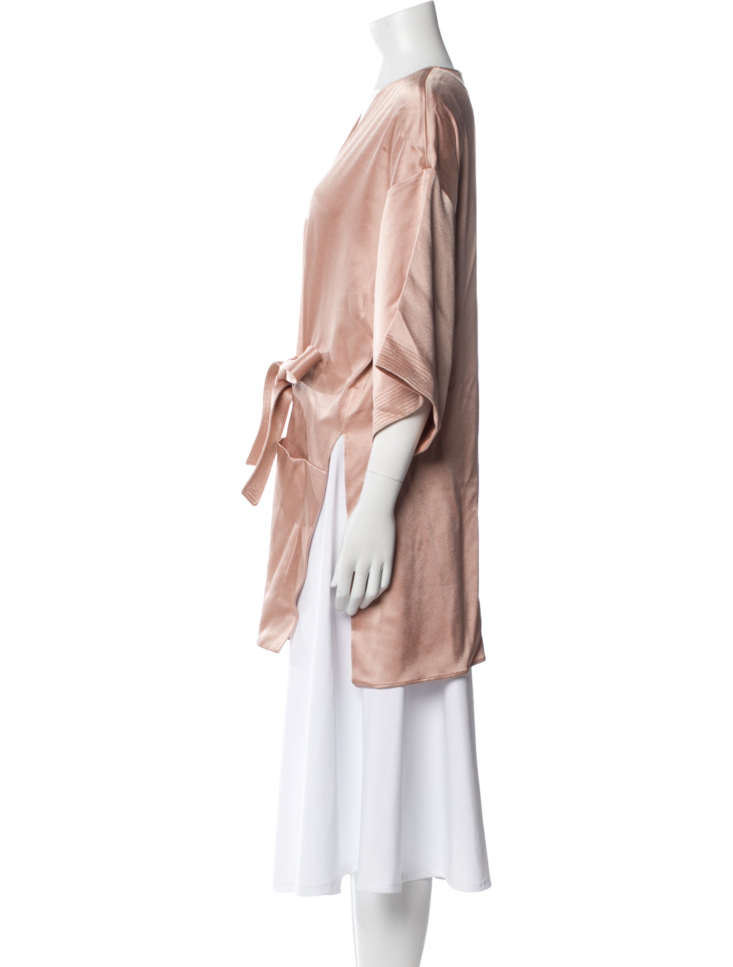 Halston Heritage Satin Robe w/ Tags