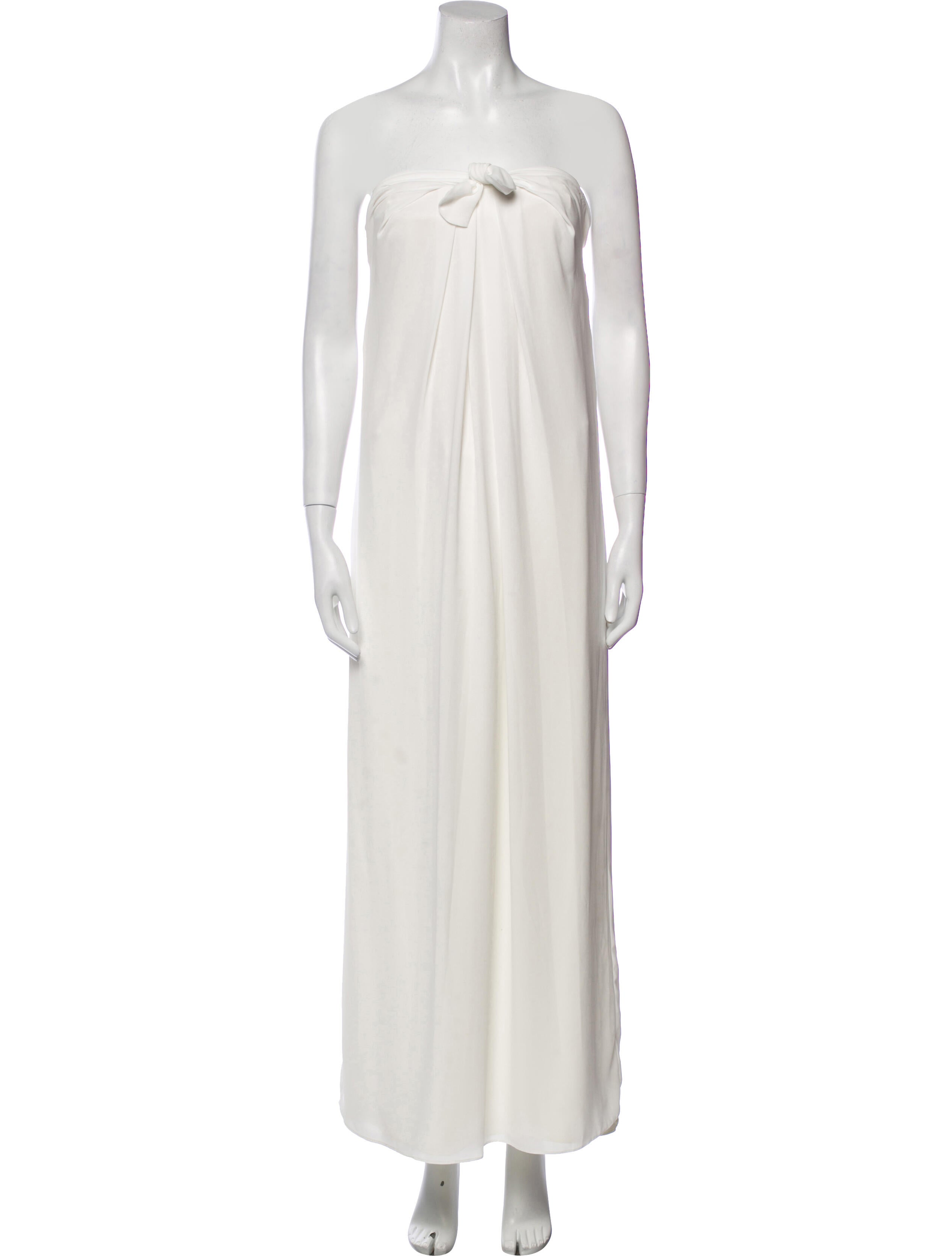 Halston Heritage Strapless Long Dress