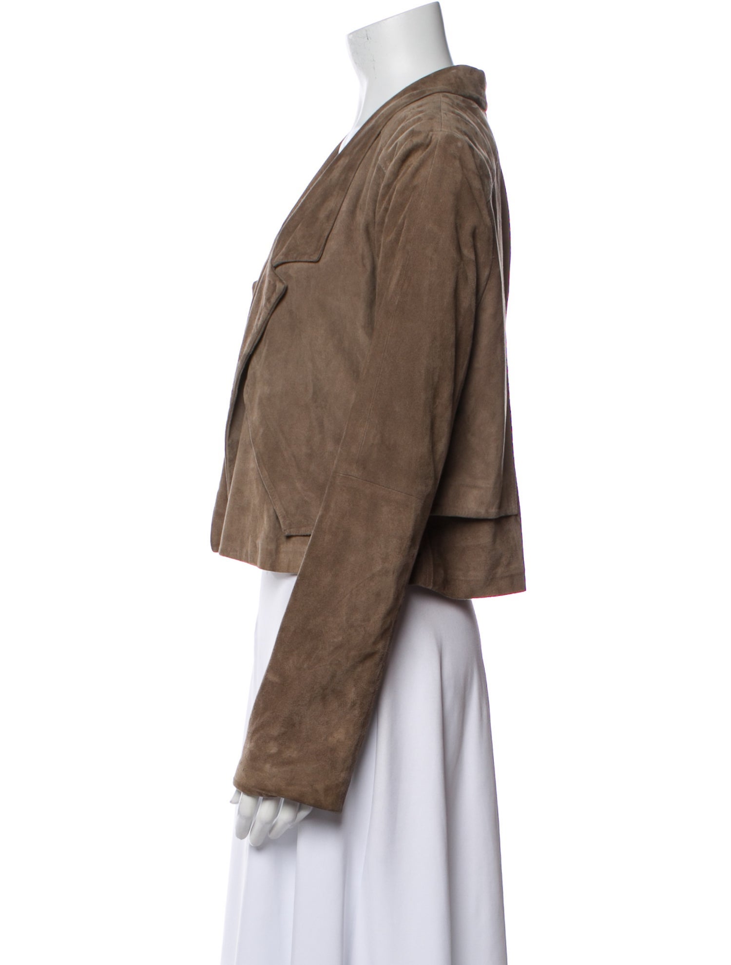 Halston Heritage Suede Blazer