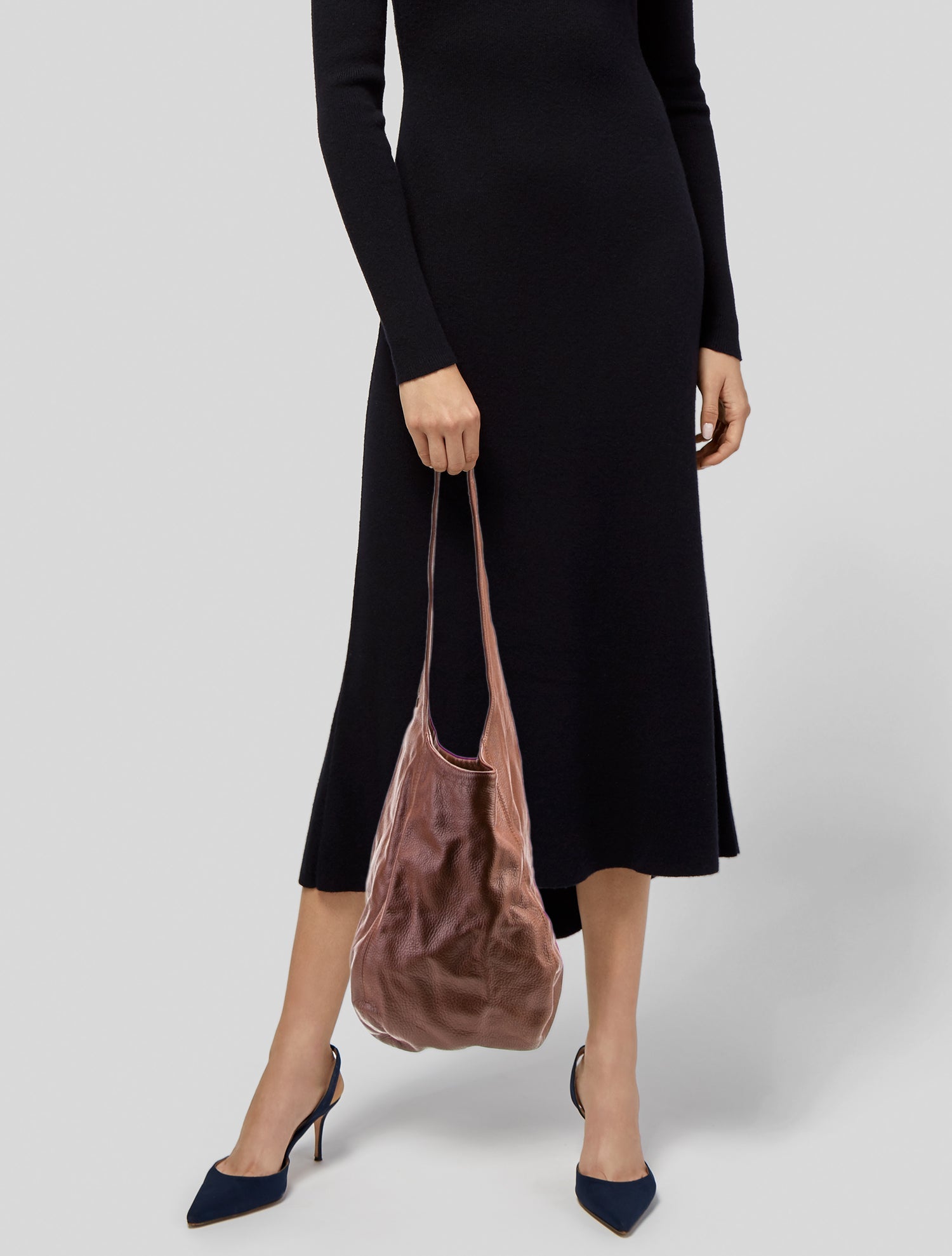 Halston Heritage Leather Hobo