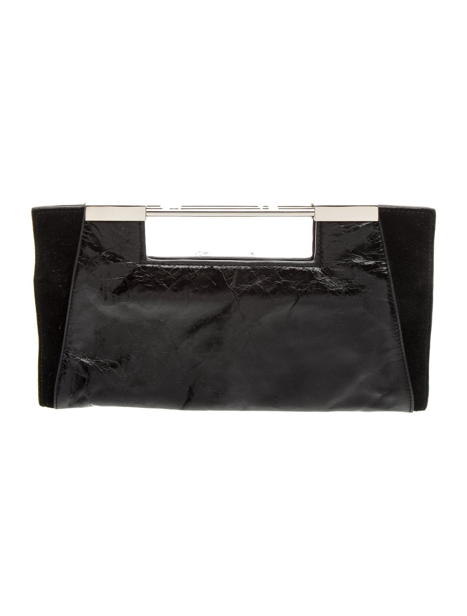 Halston Heritage Leather Top Handle Bag