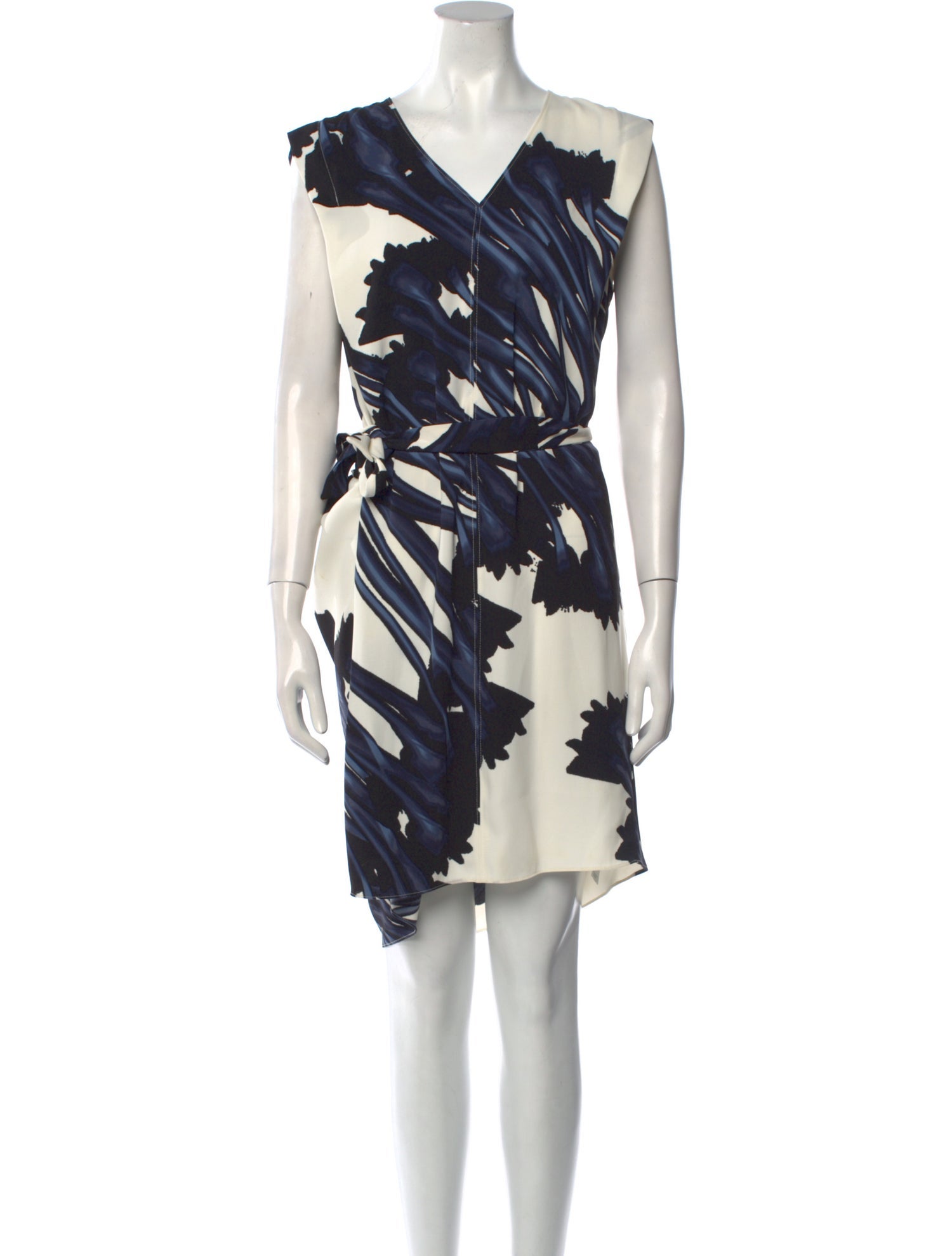 Halston Heritage Printed Knee-Length Dress