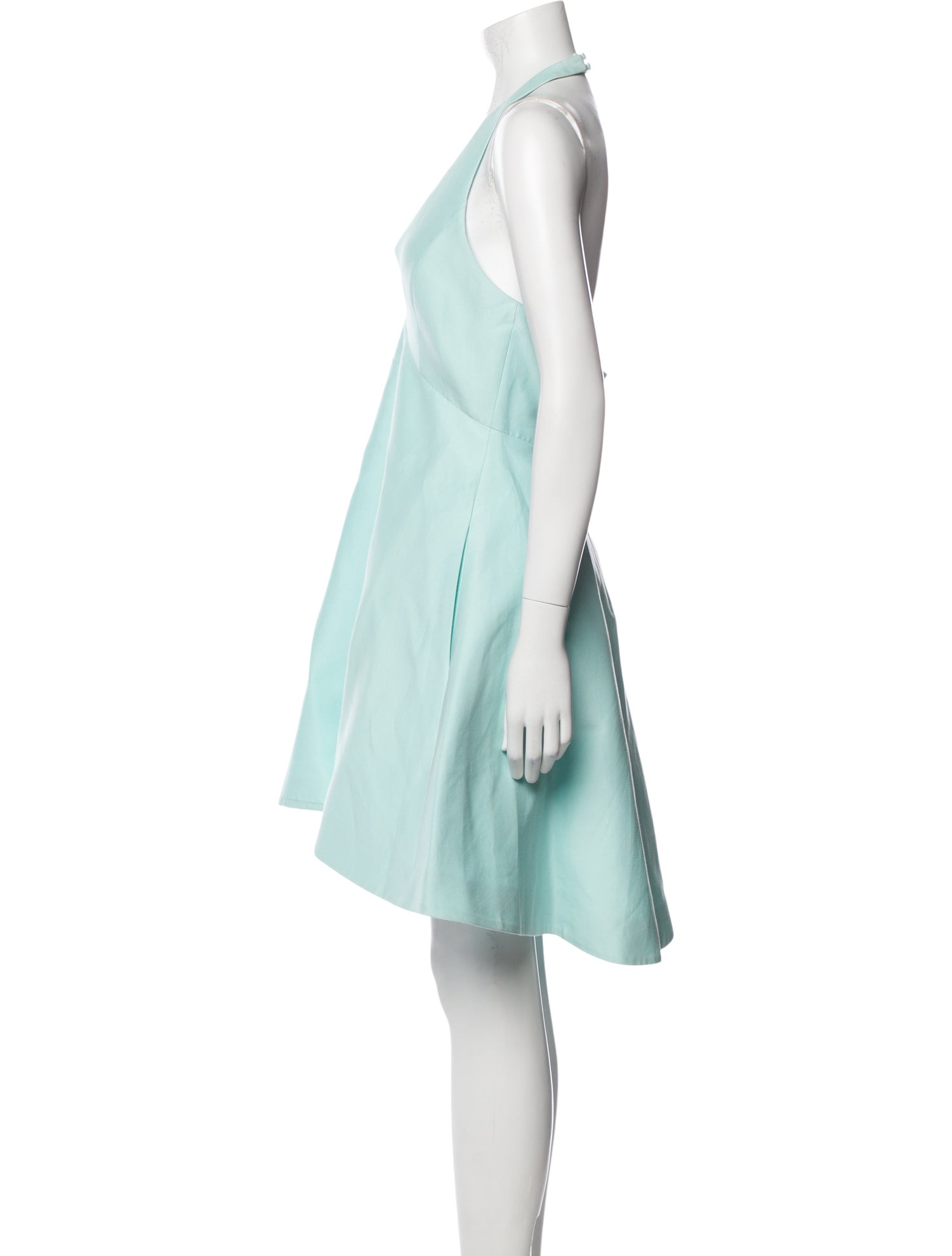 Halston Heritage V-Neck Mini Dress