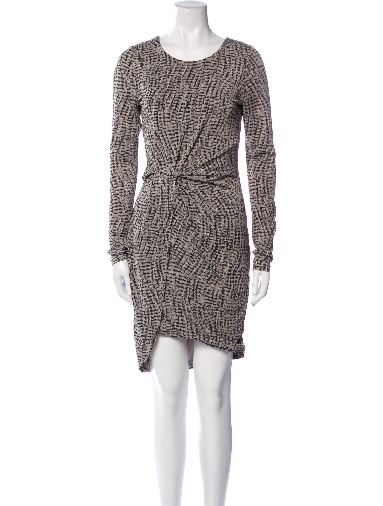 Halston Heritage Printed Knee-Length Dress