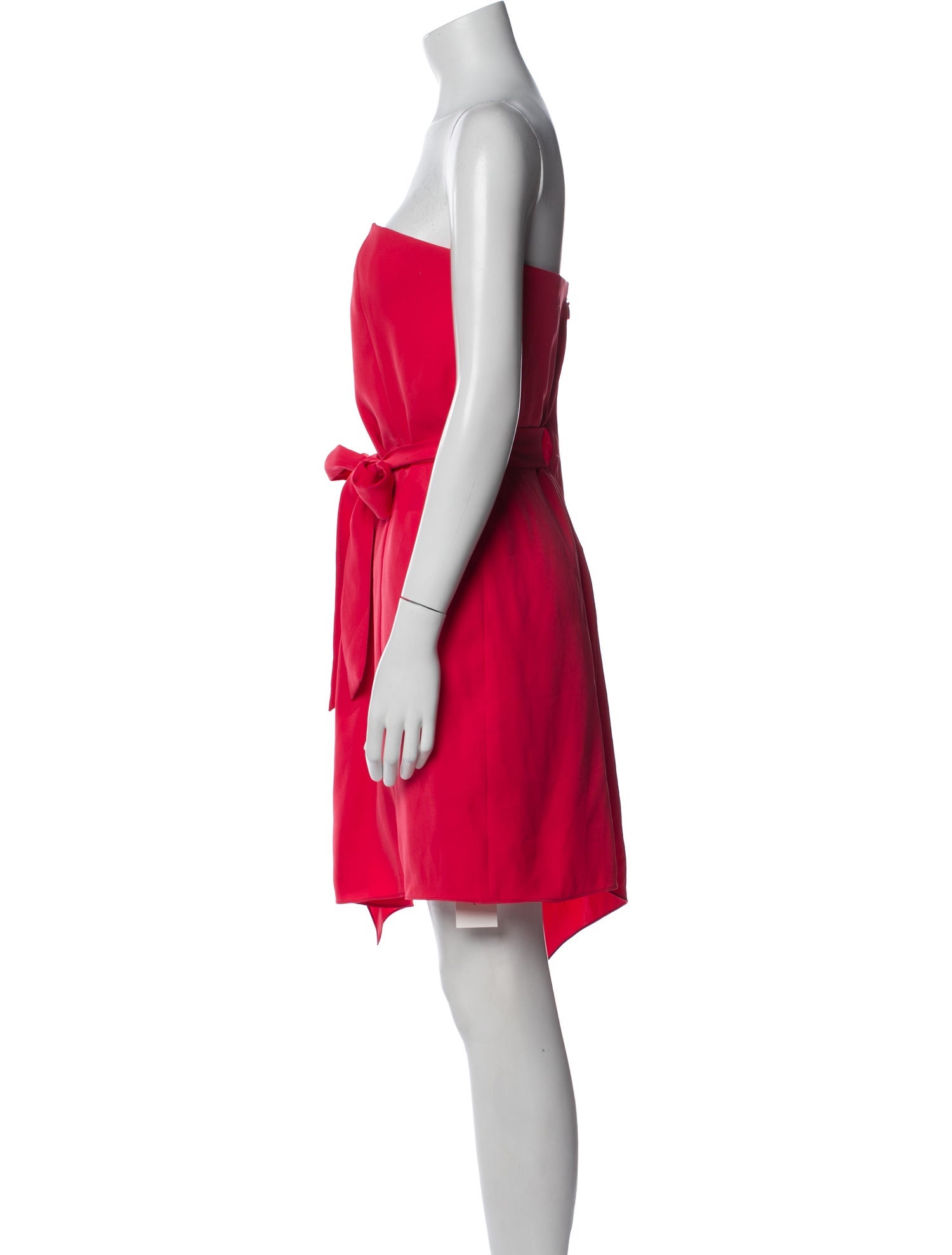Halston Heritage Strapless Knee-Length Dress