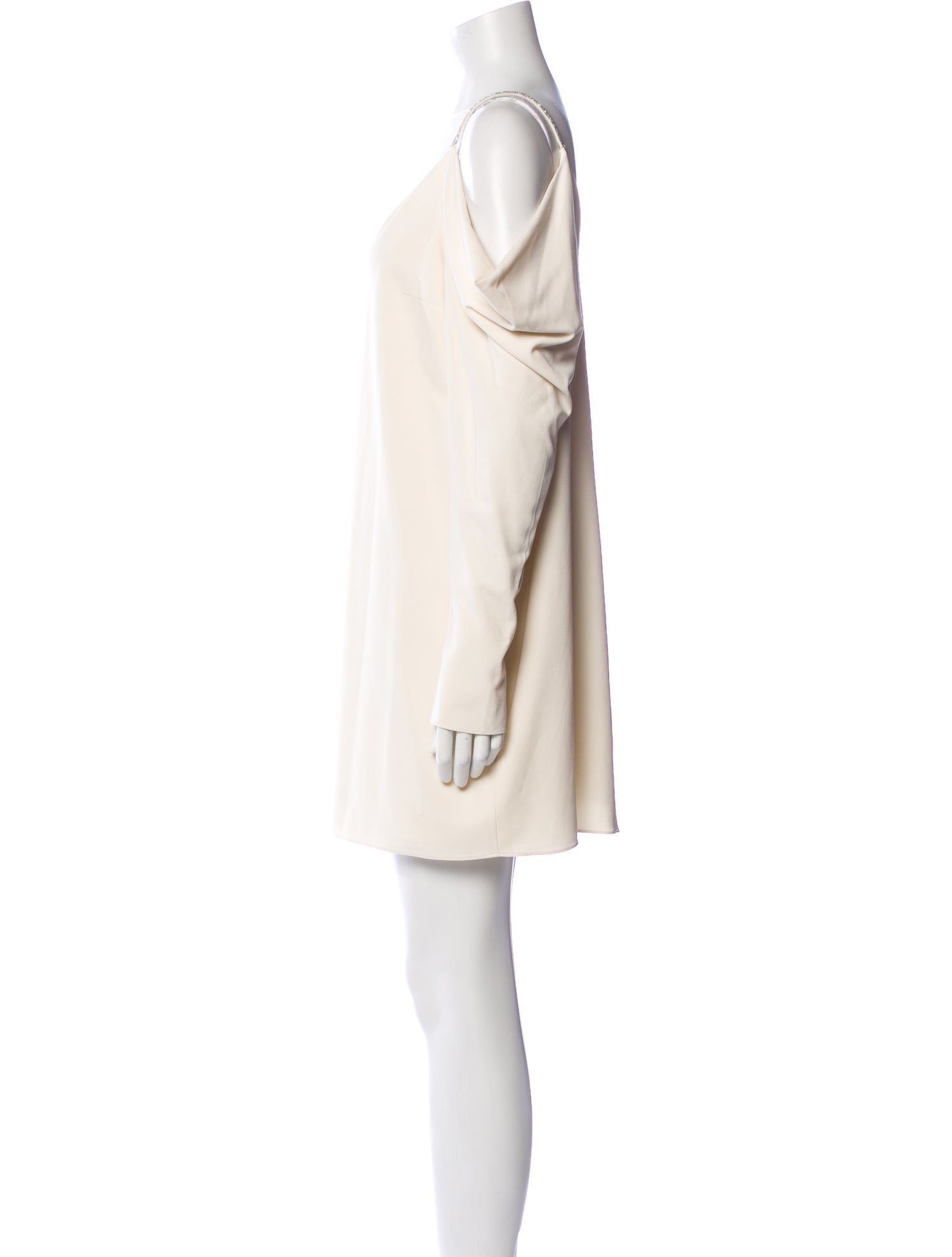 Halston Heritage V-Neck Mini Dress