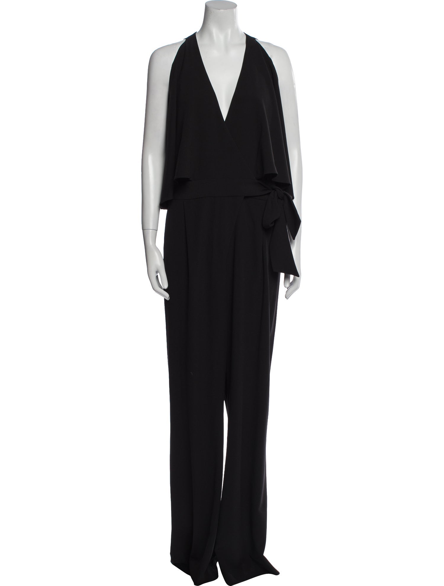 Halston Heritage V-Neck Jumpsuit