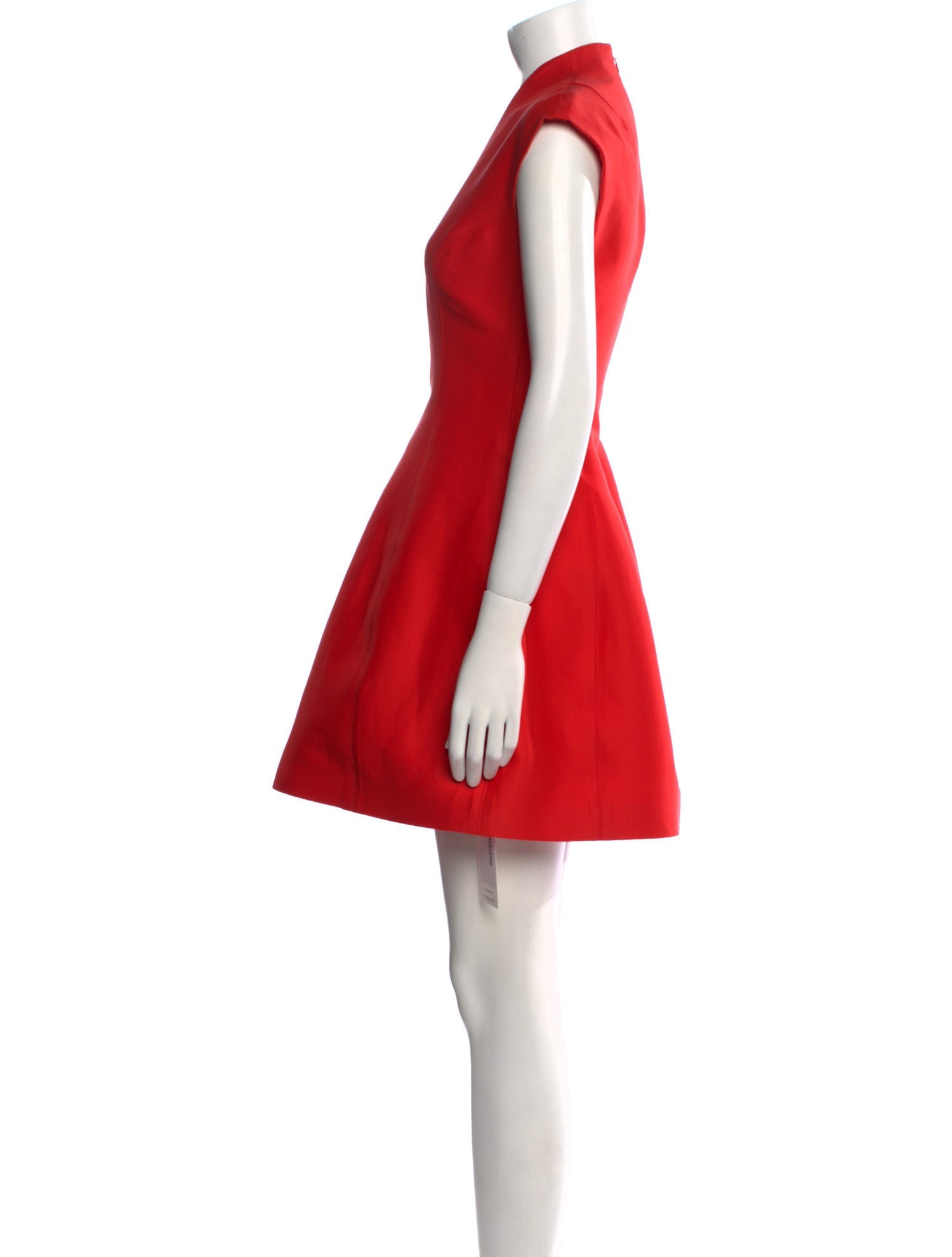 Halston Heritage V-Neck Mini Dress