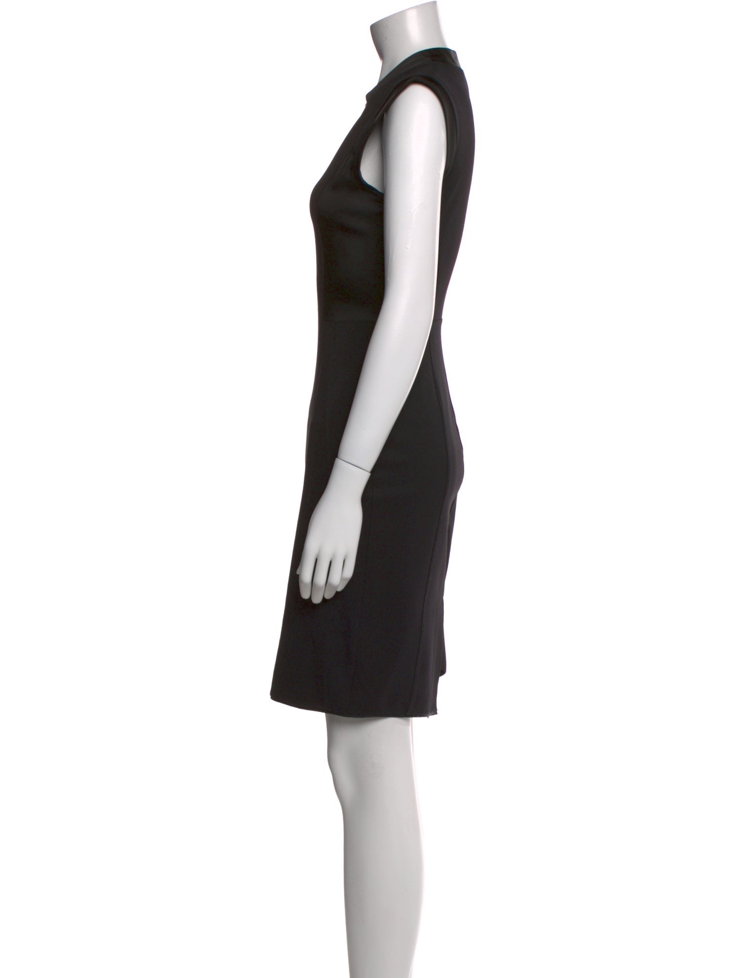 Halston Heritage V-Neck Mini Dress