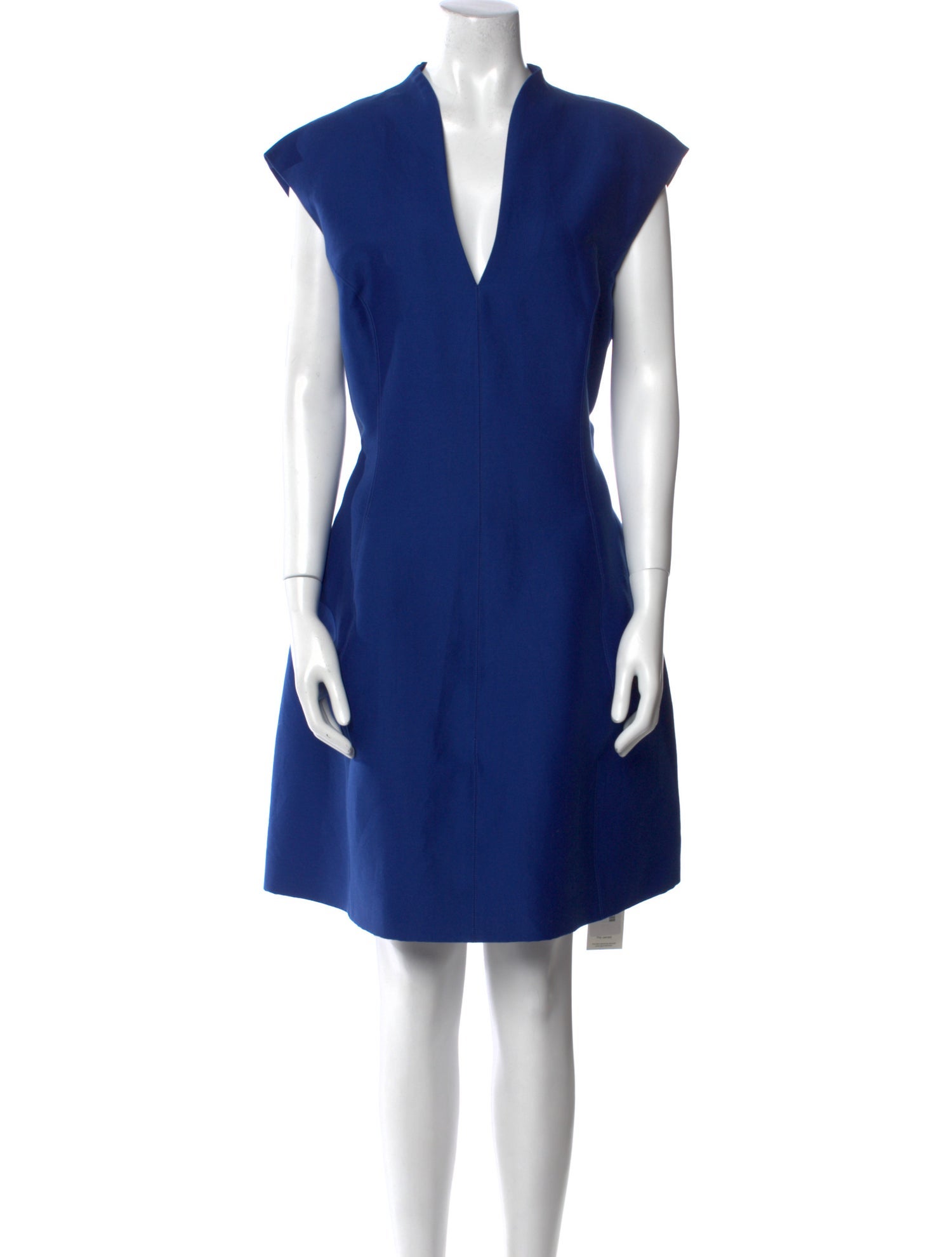Halston Heritage V-Neck Mini Dress