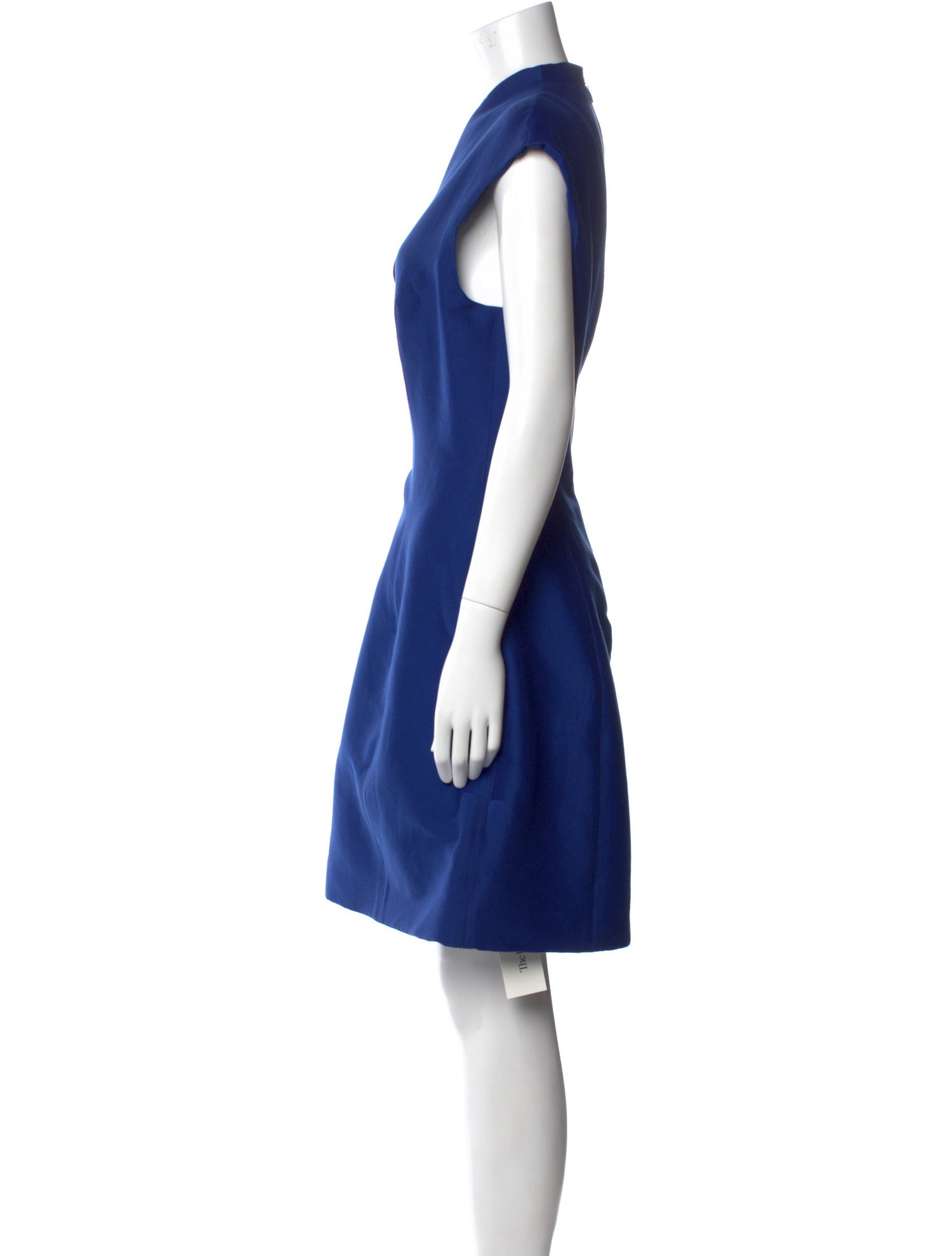 Halston Heritage V-Neck Mini Dress