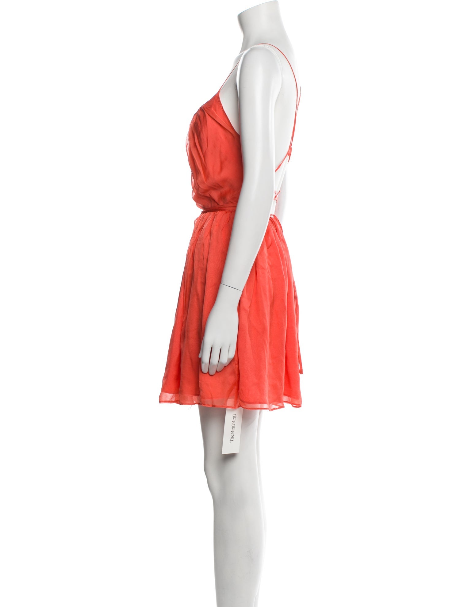 Halston Heritage Silk Mini Dress