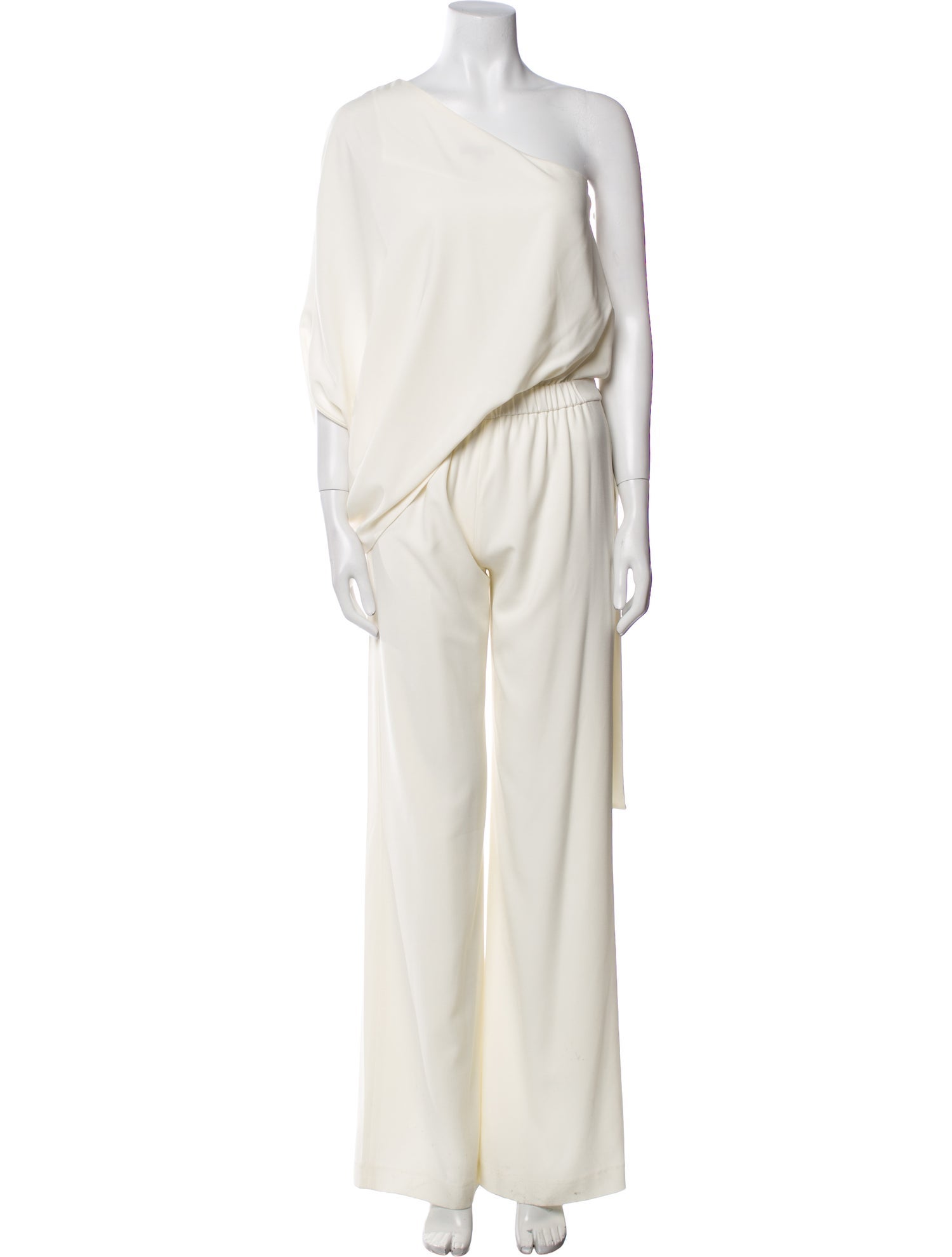 Halston Heritage One-Shoulder Jumpsuit