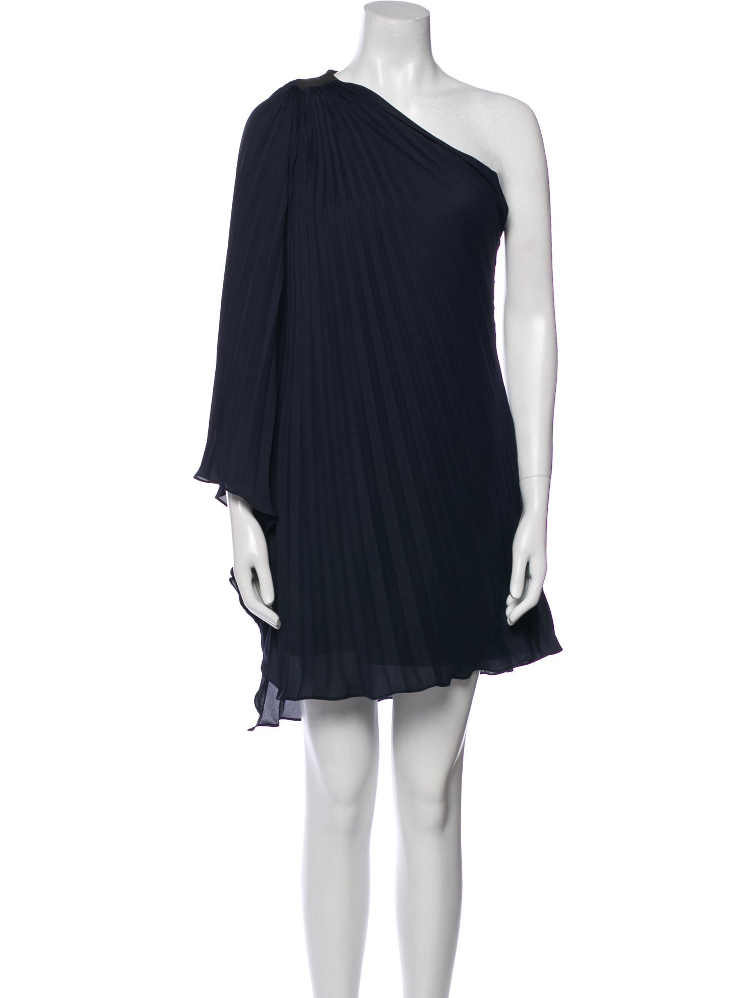 Halston Heritage One-Shoulder Mini Dress