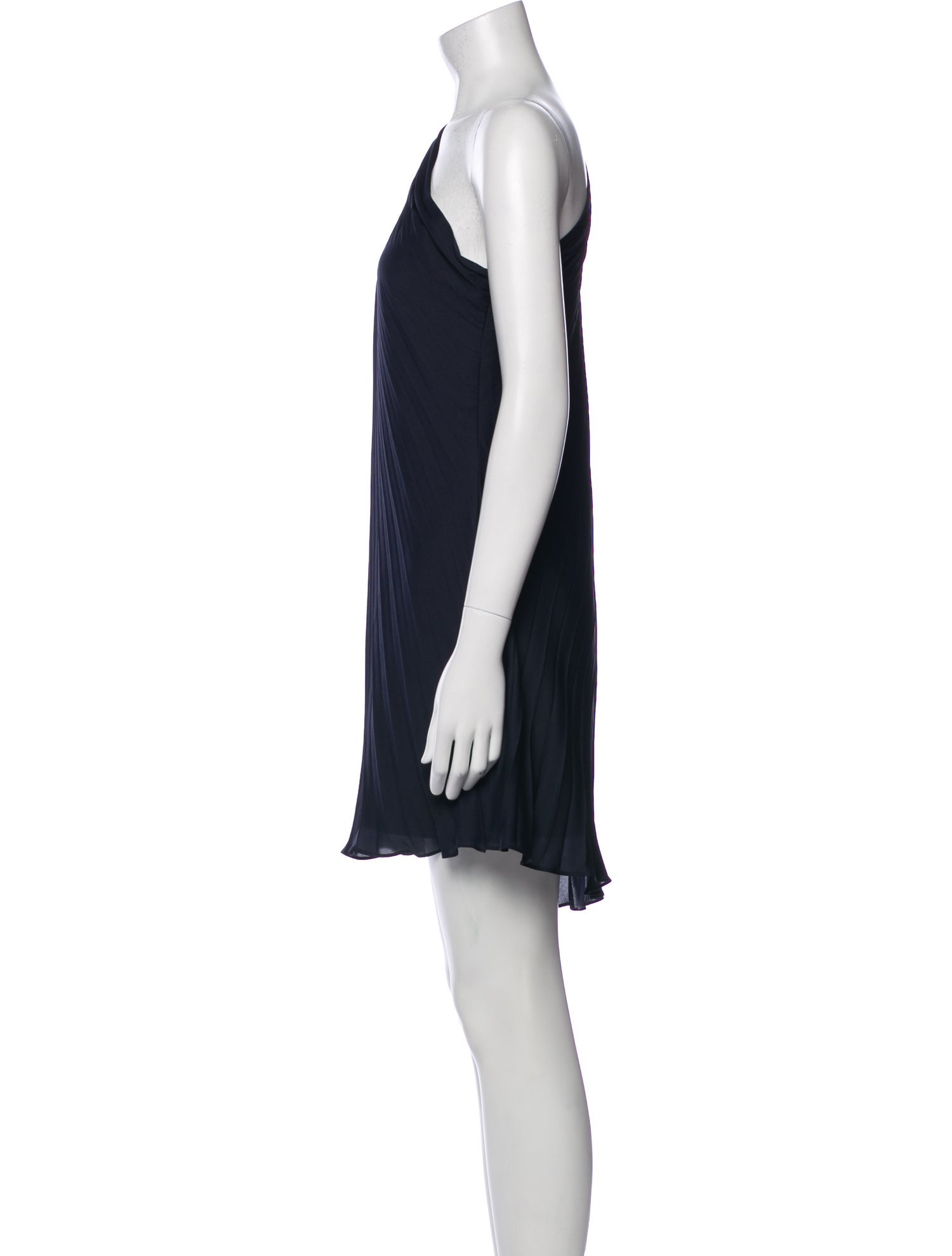 Halston Heritage One-Shoulder Mini Dress