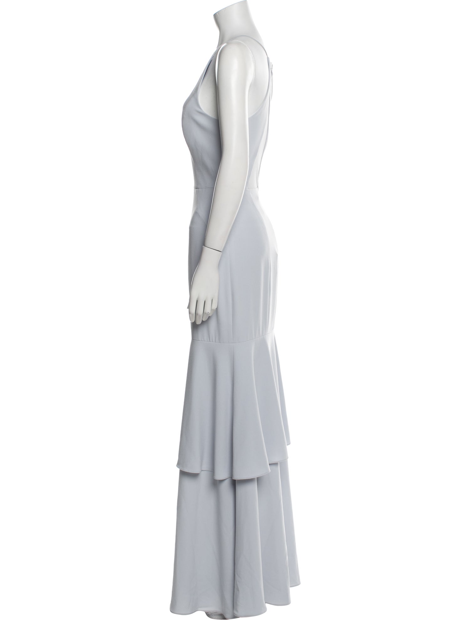 Halston Heritage Scoop Neck Long Dress w/ Tags