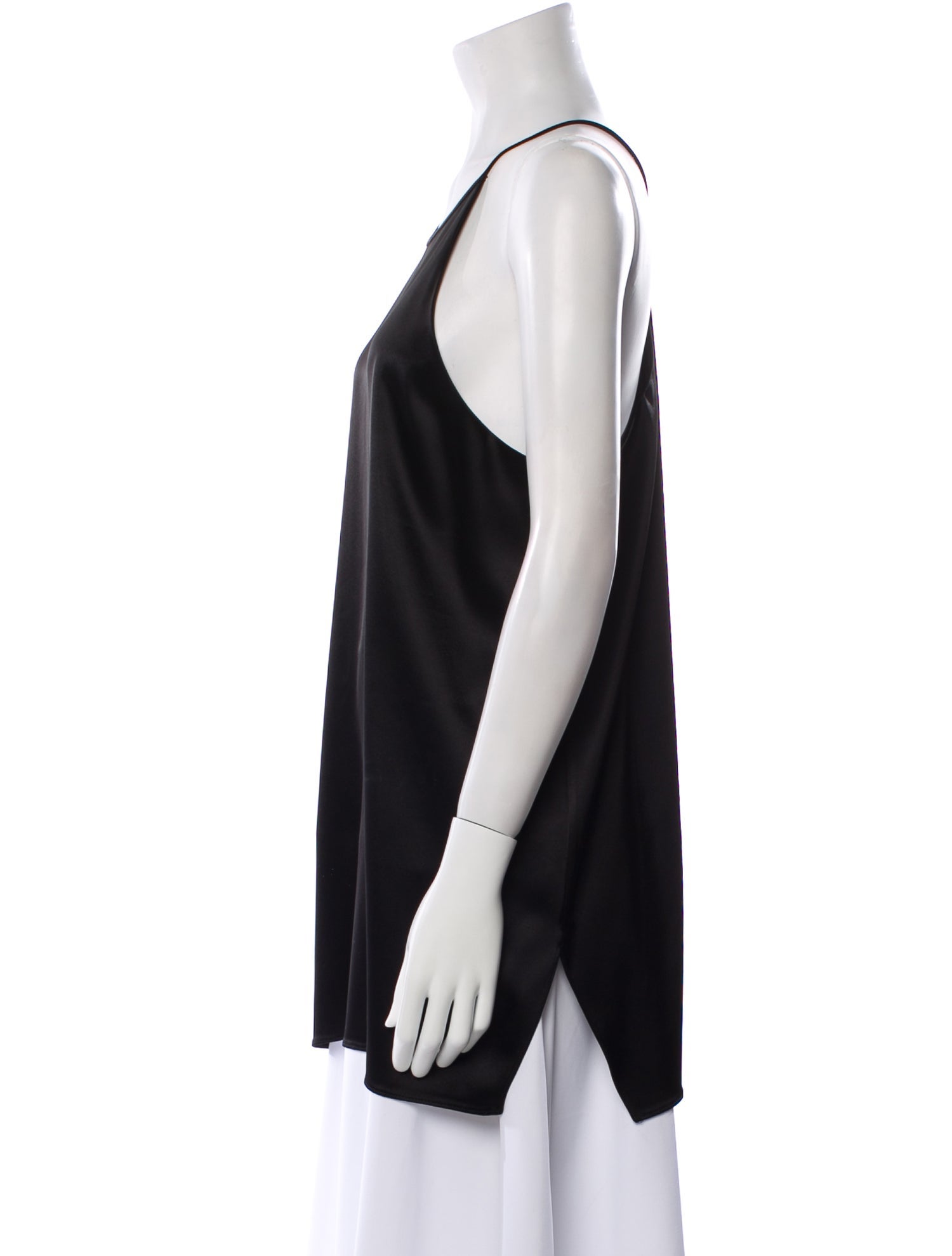 Halston Heritage Scoop Neck Sleeveless Top