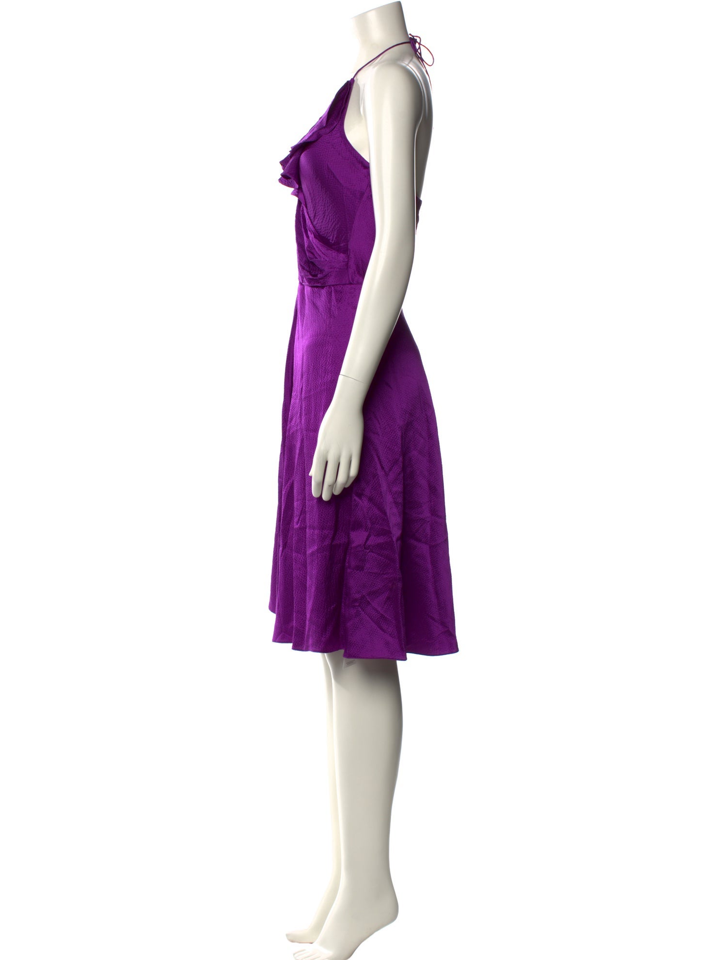 Halston Heritage Silk Knee-Length Dress