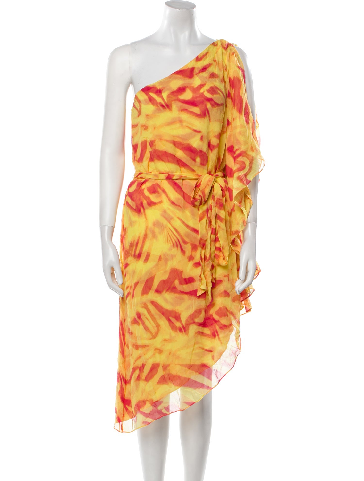 Halston Heritage Printed Knee-Length Dress