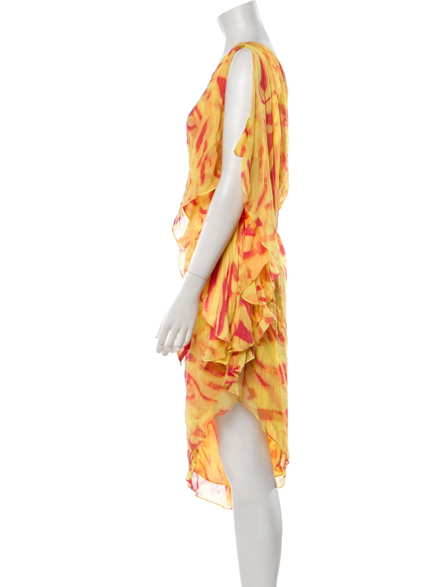 Halston Heritage Printed Knee-Length Dress