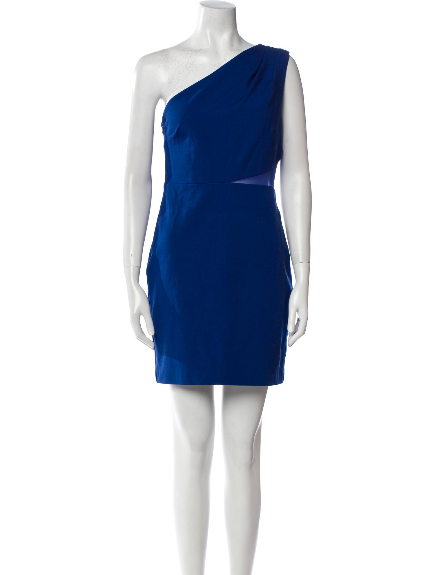 Halston Heritage One-Shoulder Mini Dress
