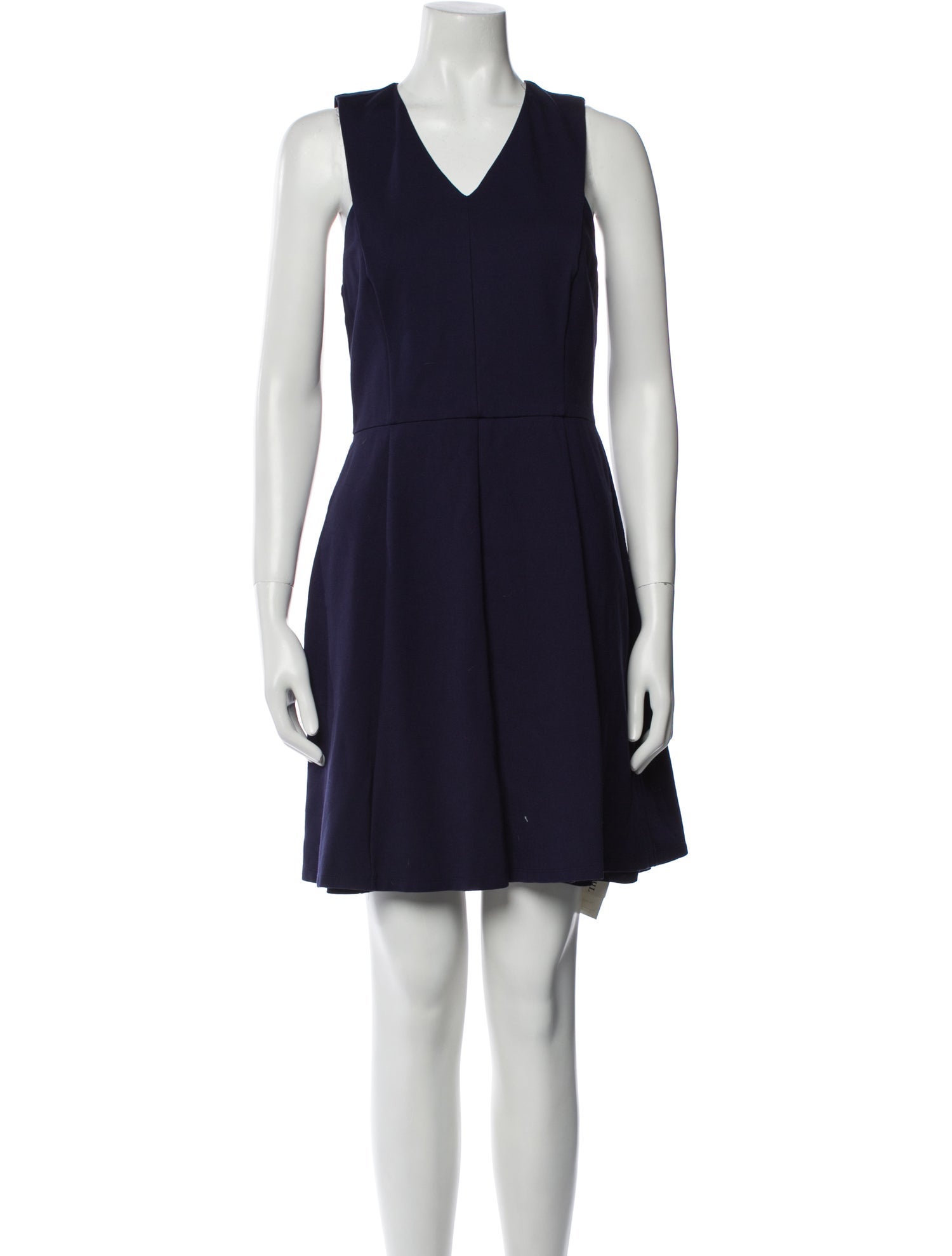 Halston Heritage V-Neck Mini Dress