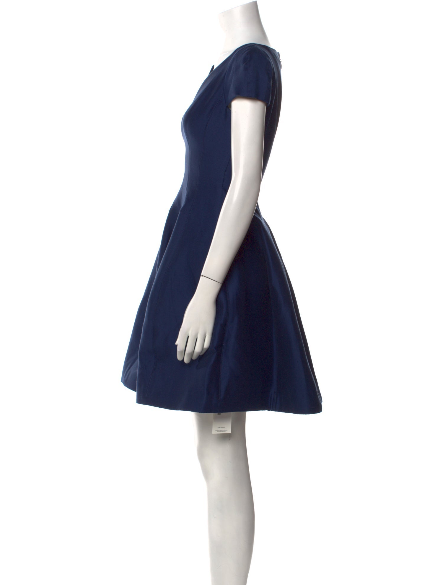 Halston Heritage V-Neck Mini Dress