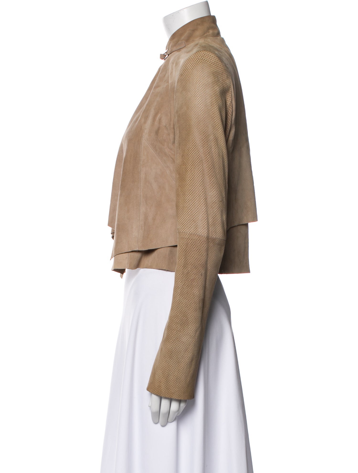 Halston Heritage Suede Jacket