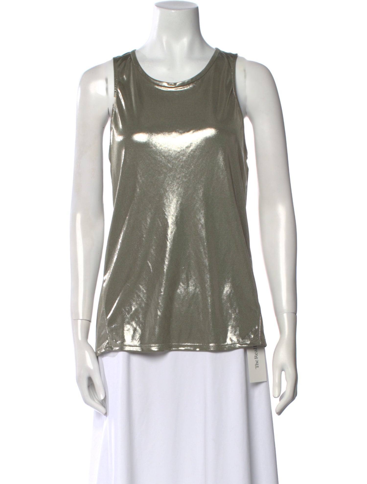 Halston Heritage Scoop Neck Sleeveless Top