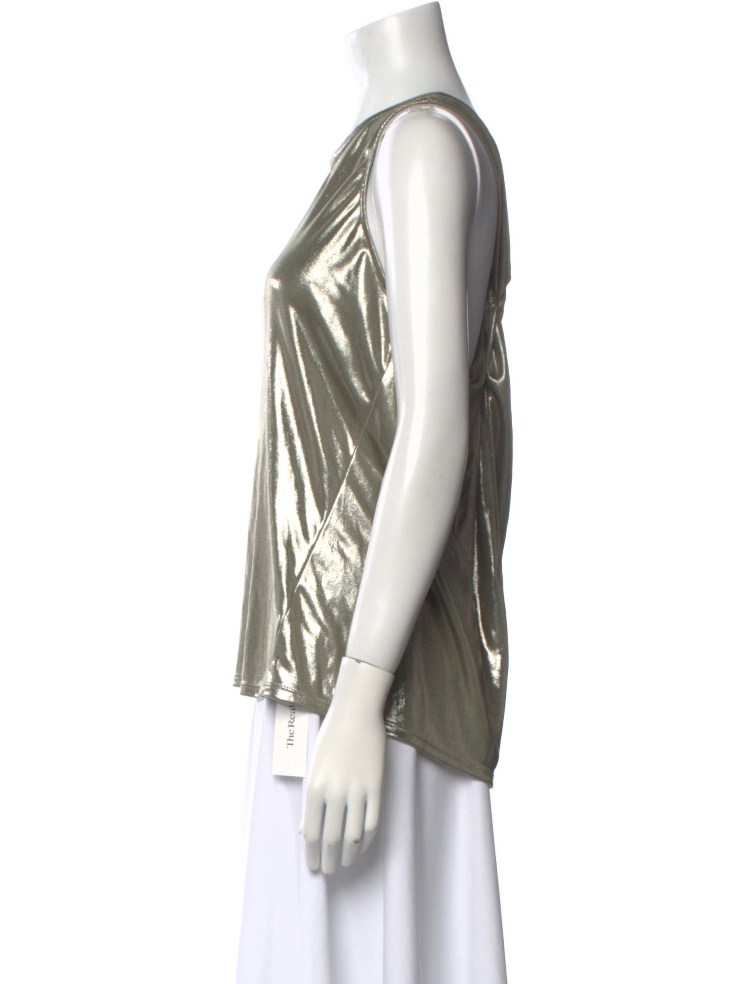 Halston Heritage Scoop Neck Sleeveless Top