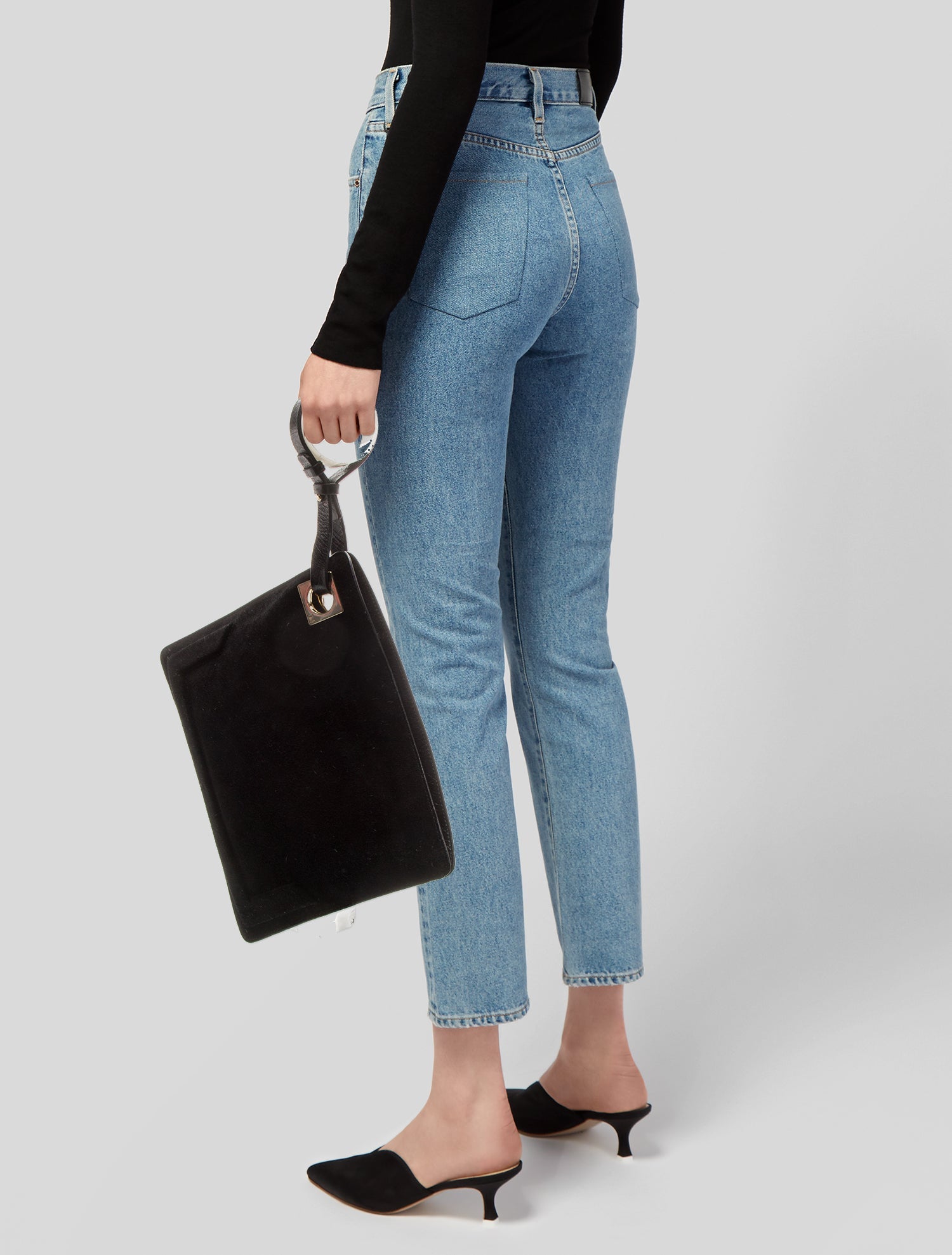 Halston Heritage Suede Clutch