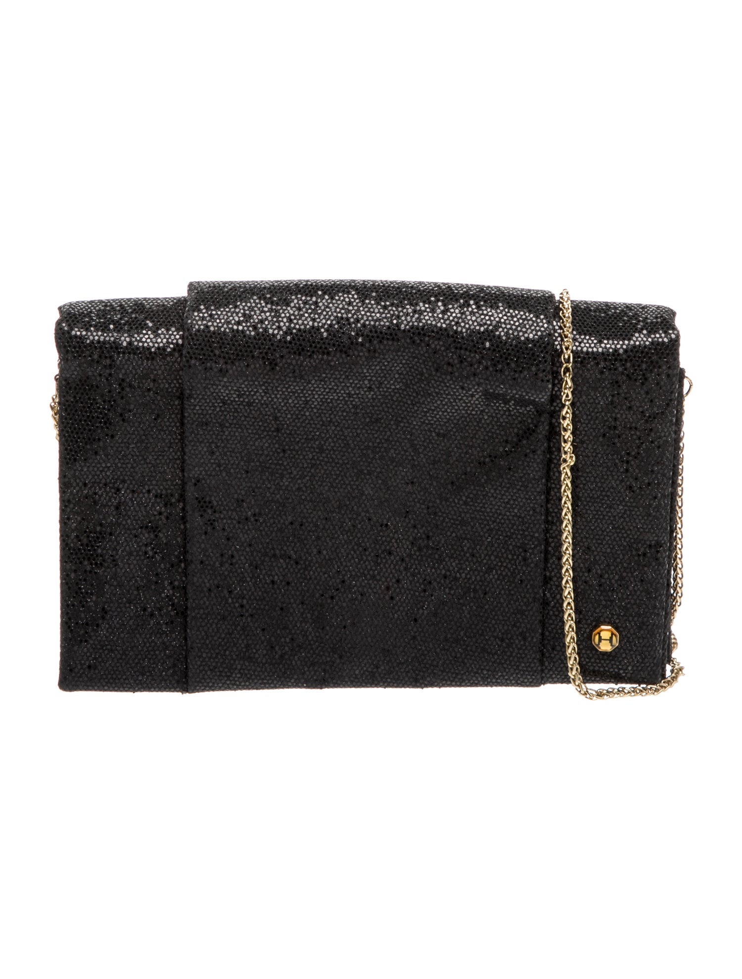 Halston Heritage Leather Shoulder Bag - Black Mini Bags, Handbags ...