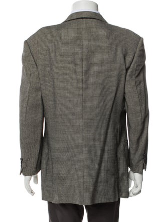 V2 Versace Classic Houndstooth Print Blazer