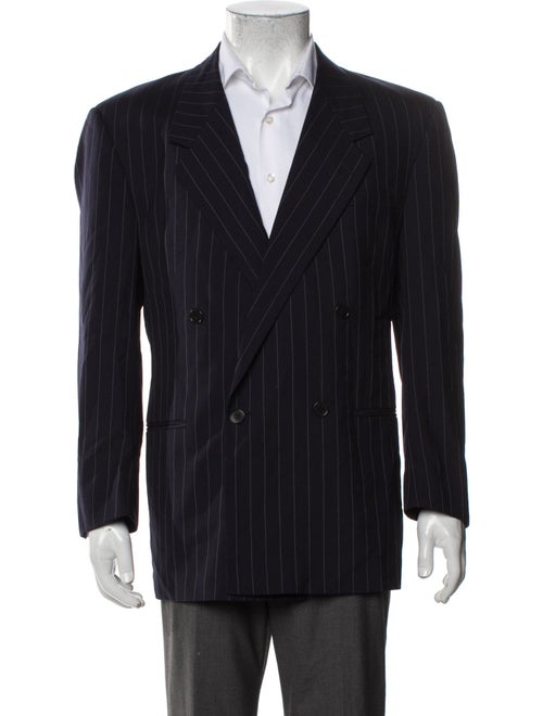 V2 Versace Classic Wool Striped Blazer