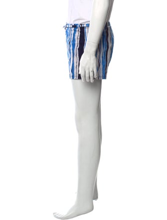 V2 Versace Classic Striped Swim Trunks