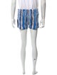 V2 Versace Classic Striped Swim Trunks