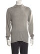 V2 Versace Classic Wool Turtleneck Polo Sweater