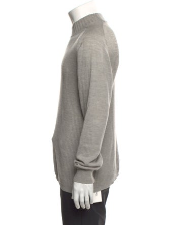 V2 Versace Classic Wool Turtleneck Polo Sweater