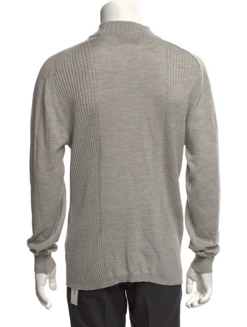 V2 Versace Classic Wool Turtleneck Polo Sweater