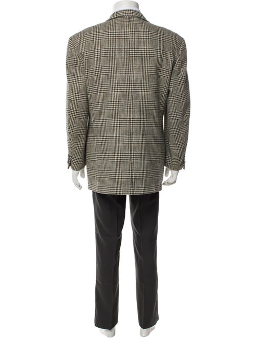 V2 Versace Classic Houndstooth Print Blazer