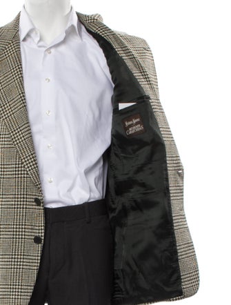 V2 Versace Classic Houndstooth Print Blazer